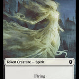 Spirit // Faerie Double-Sided Token [Bloomburrow Commander Tokens]