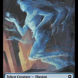 Illusion // Goblin Double-Sided Token [Bloomburrow Commander Tokens]