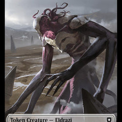 Eldrazi // Clue Double-Sided Token [Bloomburrow Commander Tokens]