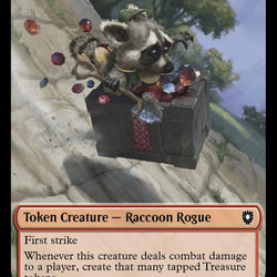 Prosperous Bandit // Treasure Double-Sided Token [Bloomburrow Commander Tokens]