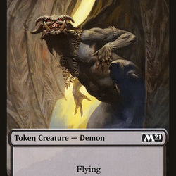 Bird // Demon Double-Sided Token [Core Set 2021 Tokens]