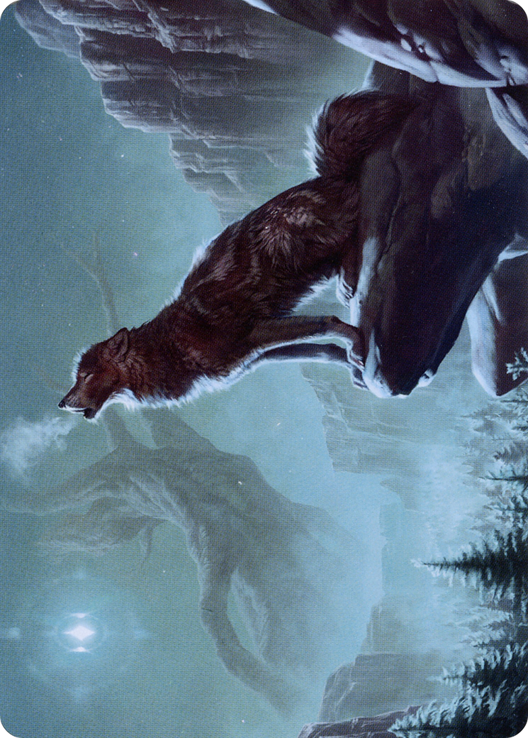Sarulf's Packmate // Sarulf's Packmate (ASKHM-051) (Borderless) [Art Series: Kaldheim] Foil