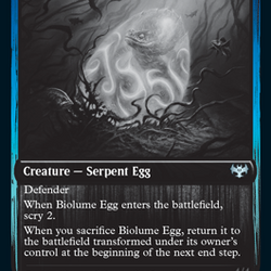 Biolume Egg // Biolume Serpent [Innistrad: Double Feature]