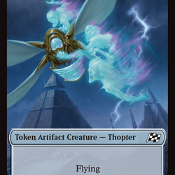 Goblin // Thopter (0010) Double-Sided Token [Aetherdrift Tokens]