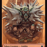 Goblin // Treasure Double-Sided Token [Foundations Tokens]