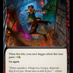 Plunge (Blue) [OUT153] (Outsiders)  Rainbow Foil