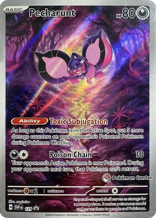 Pecharunt - 129 (Pokemon Center Exclusive) [SV Scarlet & Violet Promo Cards] - Holofoil
