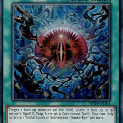 Sinful Spoils of Subversion - Snake-Eye [MP24-EN104] Prismatic Secret Rare