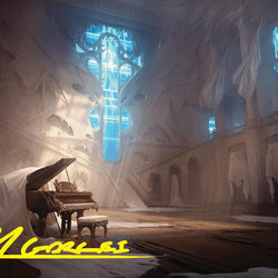 Plains Art Card (Gold-Stamped Signature) [Duskmourn: House of Horror Art Series]