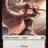 Angel // Treasure Double-Sided Token [Duskmourn: House of Horror Commander Tokens]
