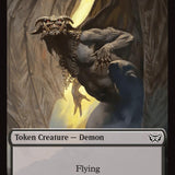 Demon // Bird Double-Sided Token [Duskmourn: House of Horror Commander Tokens]