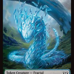 Fractal // Scarecrow Double-Sided Token [Duskmourn: House of Horror Commander Tokens]
