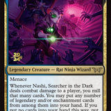 Nashi, Searcher in the Dark [Duskmourn: House of Horror Prerelease Promos]