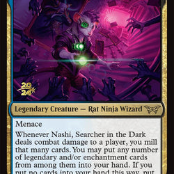 Nashi, Searcher in the Dark [Duskmourn: House of Horror Prerelease Promos]