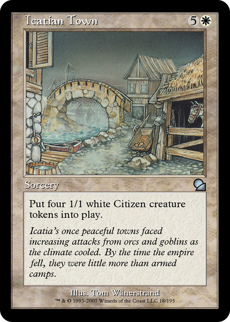 Icatian Town (ME1-018) [Masters Edition]