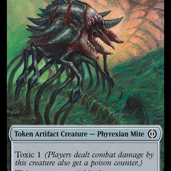 Rebel // Phyrexian Mite (012) Double-Sided Token [Phyrexia: All Will Be One Tokens]