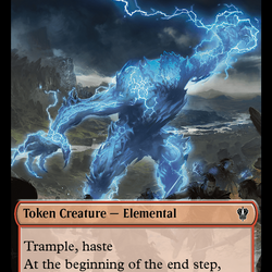 Gold // Lightning Rager Double-Sided Token [Murders at Karlov Manor Commander Tokens]