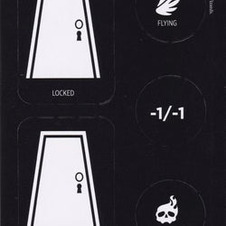Punch Card Token (1 // 2) [Duskmourn: House of Horror Tokens]