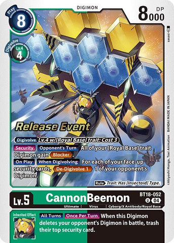 CannonBeemon [BT18-052] [Release Special Booster Ver.2.0 Promos]