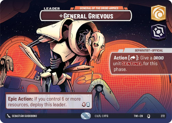 General Grievous - General of the Droid Armies (272) (Showcase) (272) [Twilight of the Republic]