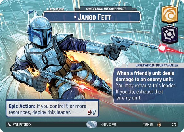 Jango Fett - Concealing the Conspiracy (273) (Showcase) (273) [Twilight of the Republic]