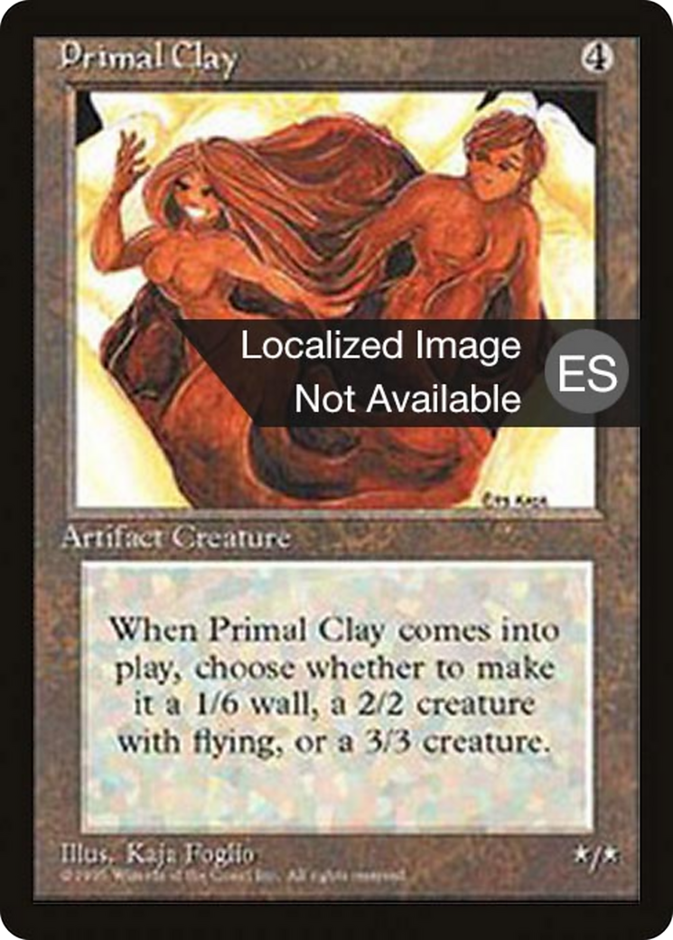 Primal Clay (4BB-342) [Fourth Edition Foreign Black Border]