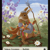 Rabbit // Soldier Double-Sided Token [Foundations Tokens]