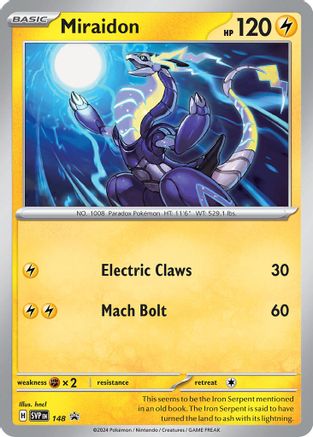 Miraidon - 148 [SV Scarlet & Violet Promo Cards] - Holofoil