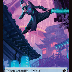 Emblem - Kaito, Cunning Infiltrator // Ninja Doubled-Sided Token [Foundations Tokens]