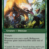 Invasion of Ixalan // Belligerent Regisaur [March of the Machine]
