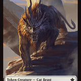 Cat Beast // Dragon (0017) Double-Sided Token [Foundations Tokens]