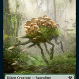 Saproling // Treasure Double-Sided Token [Commander 2020 Tokens]