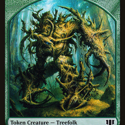 Treefolk // Wolf Double-Sided Token [Commander 2014 Tokens]