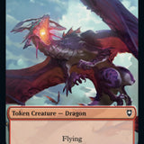 Gold // Dragon Double-Sided Token [Commander Legends: Battle for Baldur's Gate Tokens]