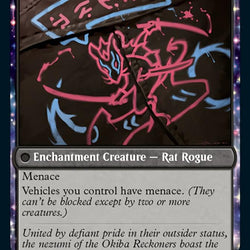 Okiba Reckoner Raid // Nezumi Road Captain [Kamigawa: Neon Dynasty]