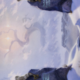 Snow-Covered Plains // Snow-Covered Plains (ASKHM-074) (Borderless) [Art Series: Kaldheim]