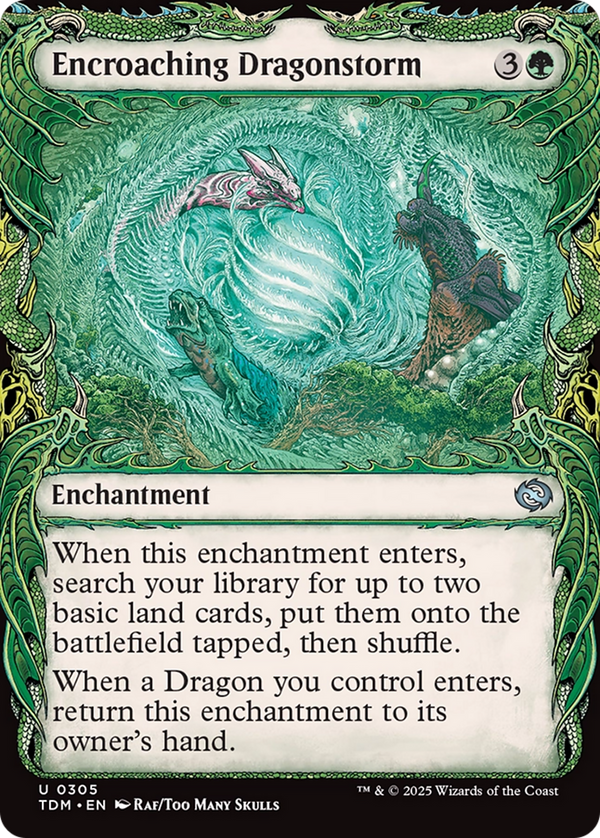 Encroaching Dragonstorm (Showcase) [Tarkir: Dragonstorm]