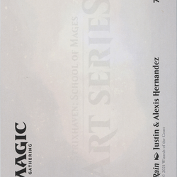 Stone Rain // Stone Rain (ASTX-077) (Borderless) [Strixhaven Art Series] Foil