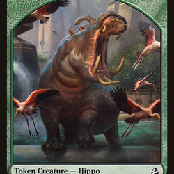 Aven Wind Guide // Hippo Double-Sided Token [Amonkhet Tokens]