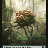 Beast // Saproling Double-Sided Token [Zendikar Rising Commander Tokens]