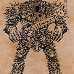 Iron Golem // Iron Golem (AAFR-080) (Borderless) [Adventures in the Forgotten Realms Art Series]