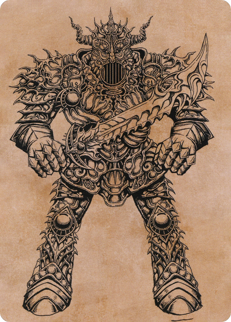 Iron Golem // Iron Golem (AAFR-080) (Borderless) [Adventures in the Forgotten Realms Art Series]