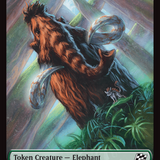 Insect // Elephant Double-Sided Token [Aetherdrift Tokens]