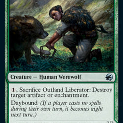 Outland Liberator // Frenzied Trapbreaker [Innistrad: Midnight Hunt]