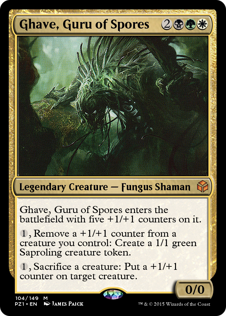 Ghave, Guru of Spores (PZ1-104) [Legendary Cube Prize Pack]