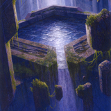 Morphic Pool // Morphic Pool (AZNR-032) (Borderless) [Zendikar Rising Art Series] Foil