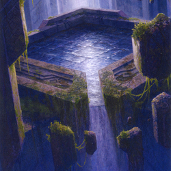 Morphic Pool // Morphic Pool (AZNR-032) (Borderless) [Zendikar Rising Art Series] Foil