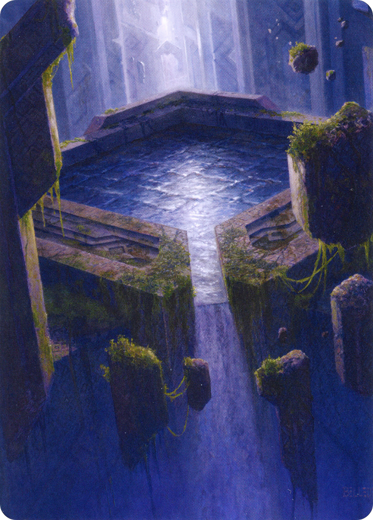 Morphic Pool // Morphic Pool (AZNR-032) (Borderless) [Zendikar Rising Art Series] Foil