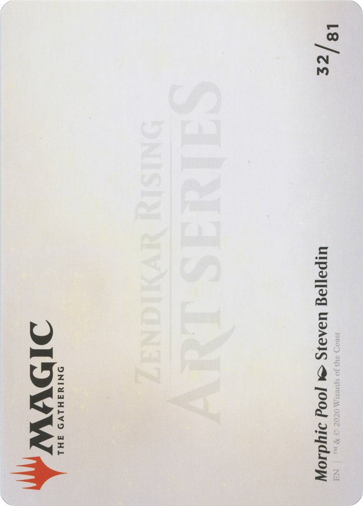 Morphic Pool // Morphic Pool (AZNR-032) (Borderless) [Zendikar Rising Art Series] Foil
