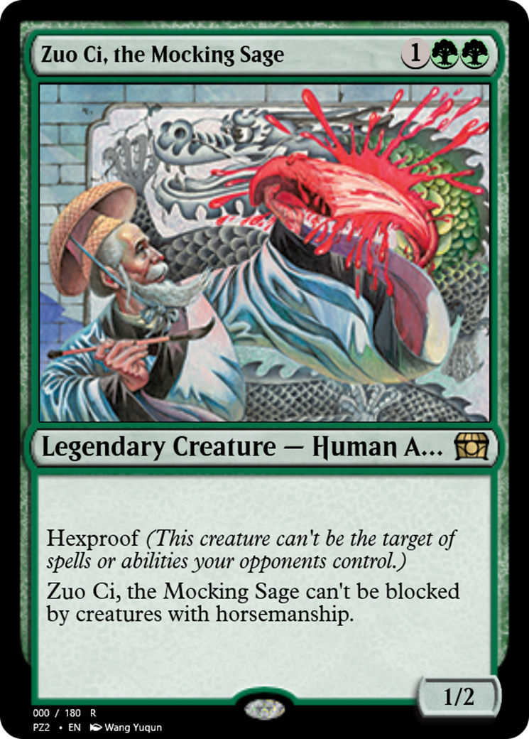 Zuo Ci, the Mocking Sage (PZ2-65805) [Treasure Chest] Foil